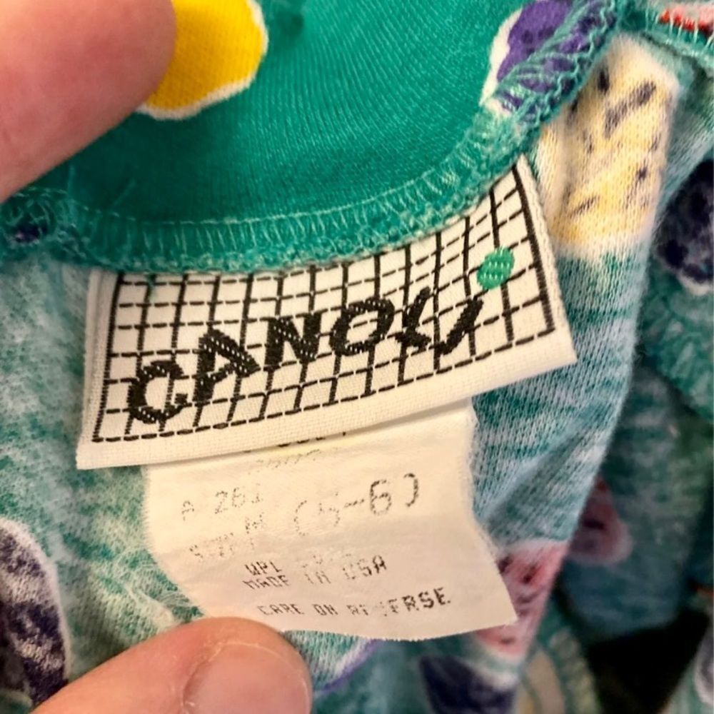 Vintage 1990s Canoli Polka Dot Pocket‎ Dress - Picture 6 of 7